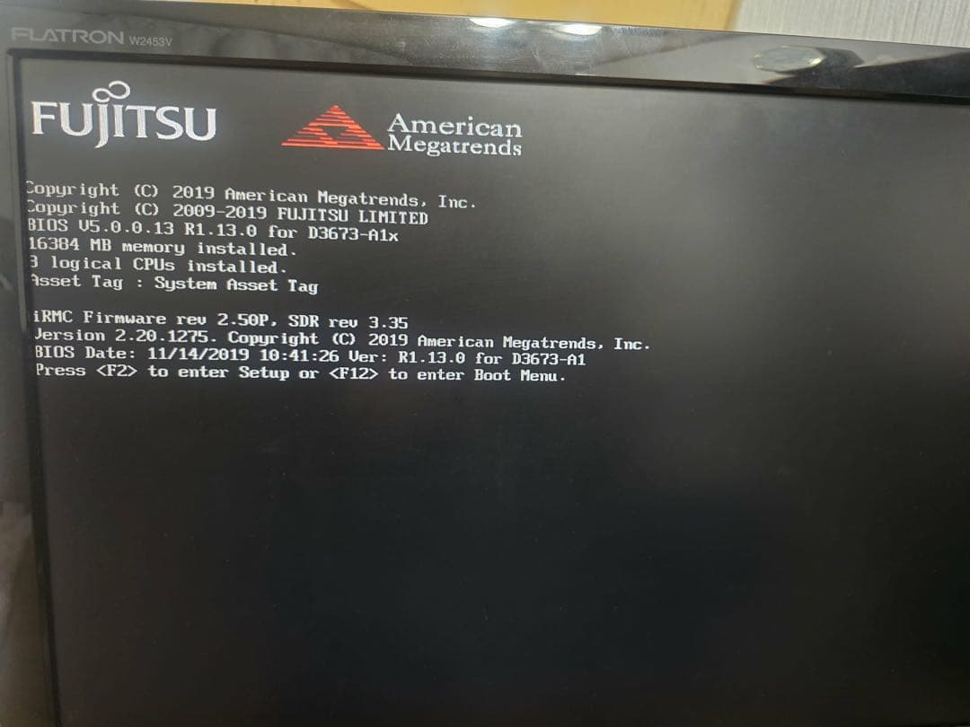 PRIMERGY TX1320 M4 HDD・Linux入り サーバー