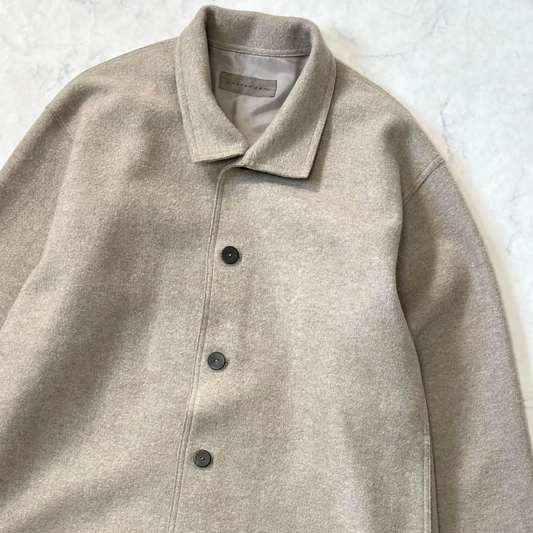 ヨーガンレール ステンカラーコート ウール ベージュ サイズM tm4