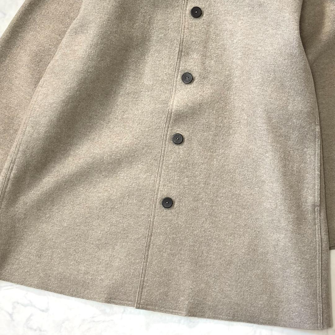 ヨーガンレール ステンカラーコート ウール ベージュ サイズM tm4