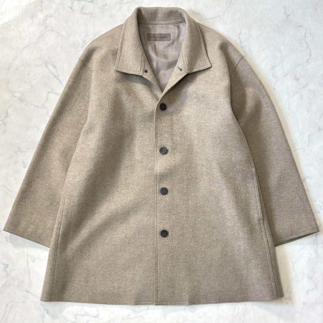 ヨーガンレール ステンカラーコート ウール ベージュ サイズM tm4