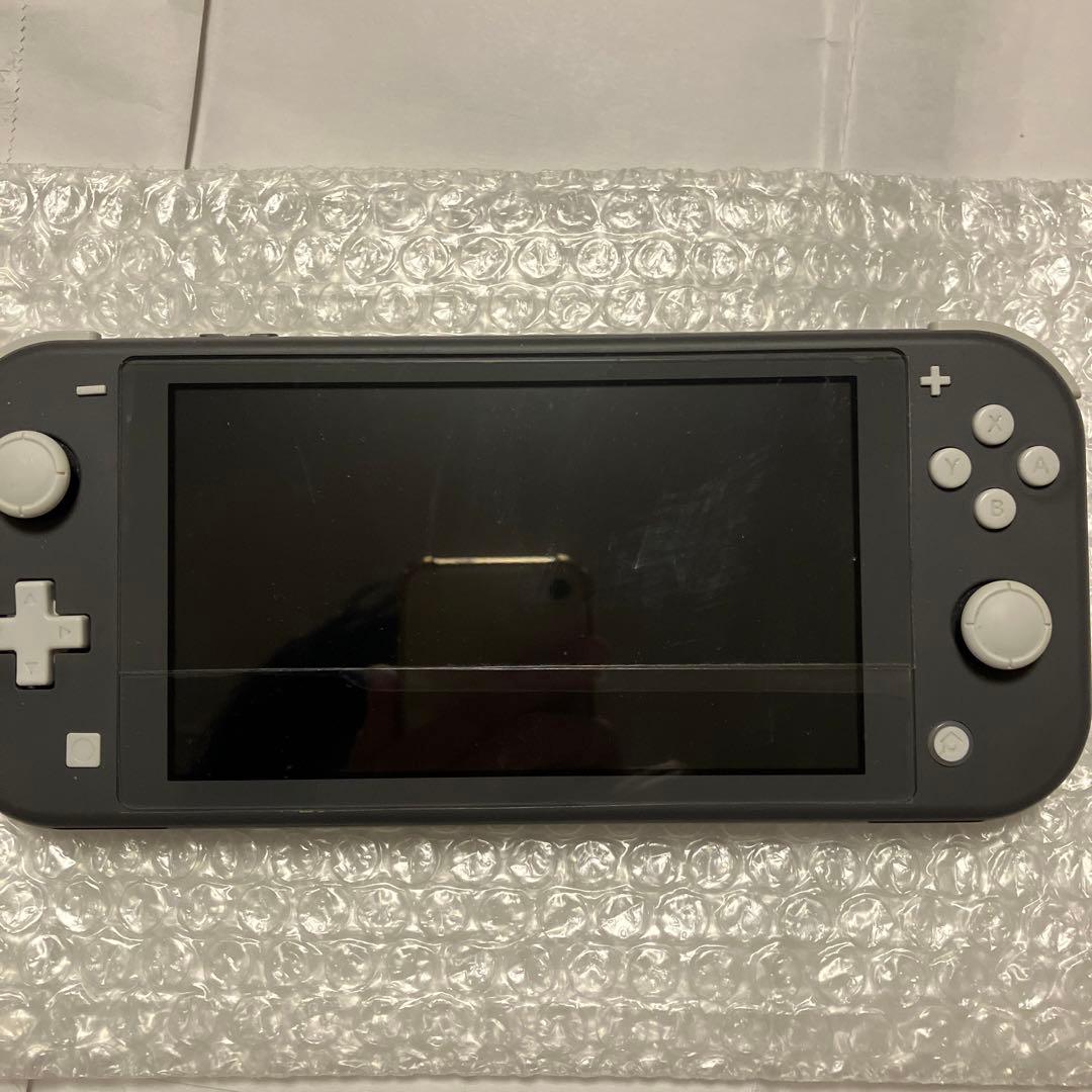 ジャンク】Nintendo Switch Lite グレー ACアダプター付き