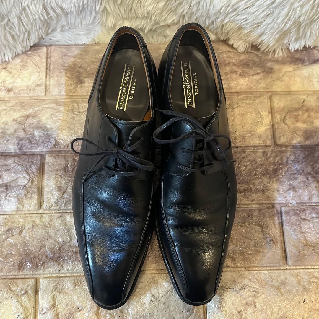 美品 JOHNSTON & MURPHY レザー　ビジネスシューズ　26.5cm
