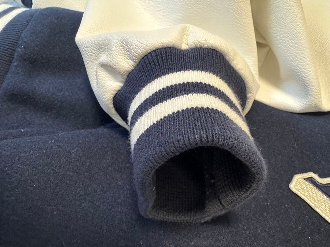 Replay スタジャン ネイビー/ホワイト