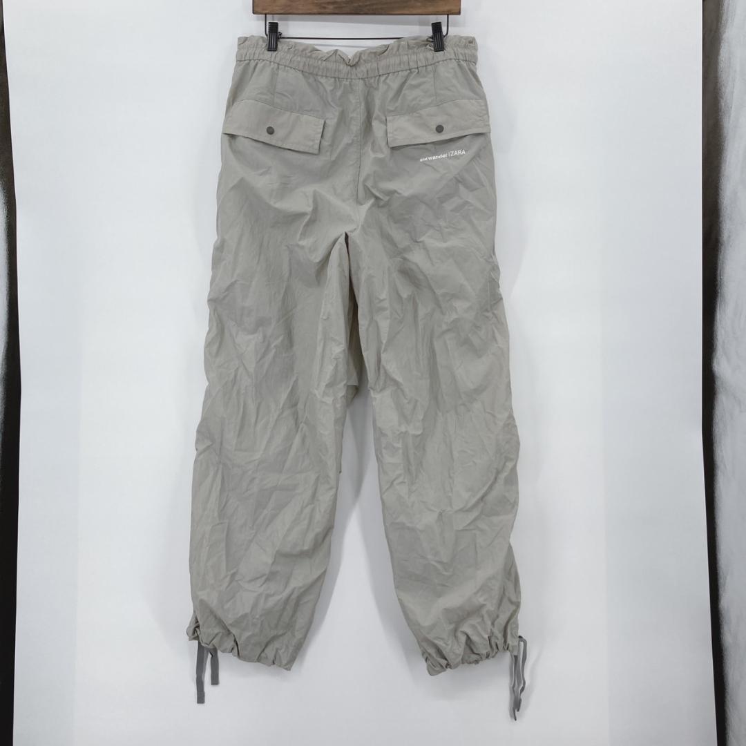 and wander | ZARA ライトグレー カーゴパンツ Lサイズ