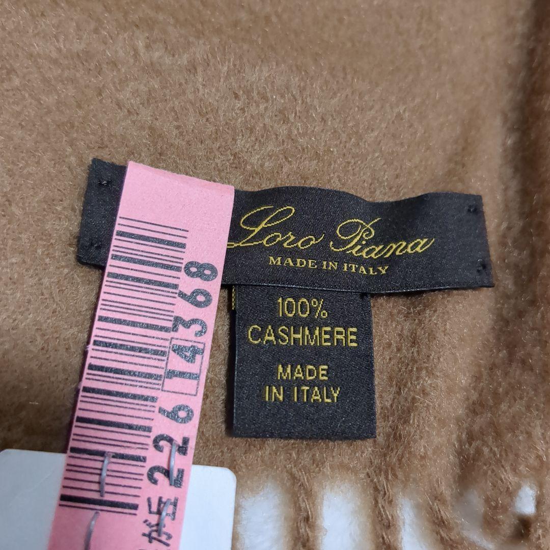 LORO PIANA ロロピアーナ　カシミヤ100%マフラー　キャメル