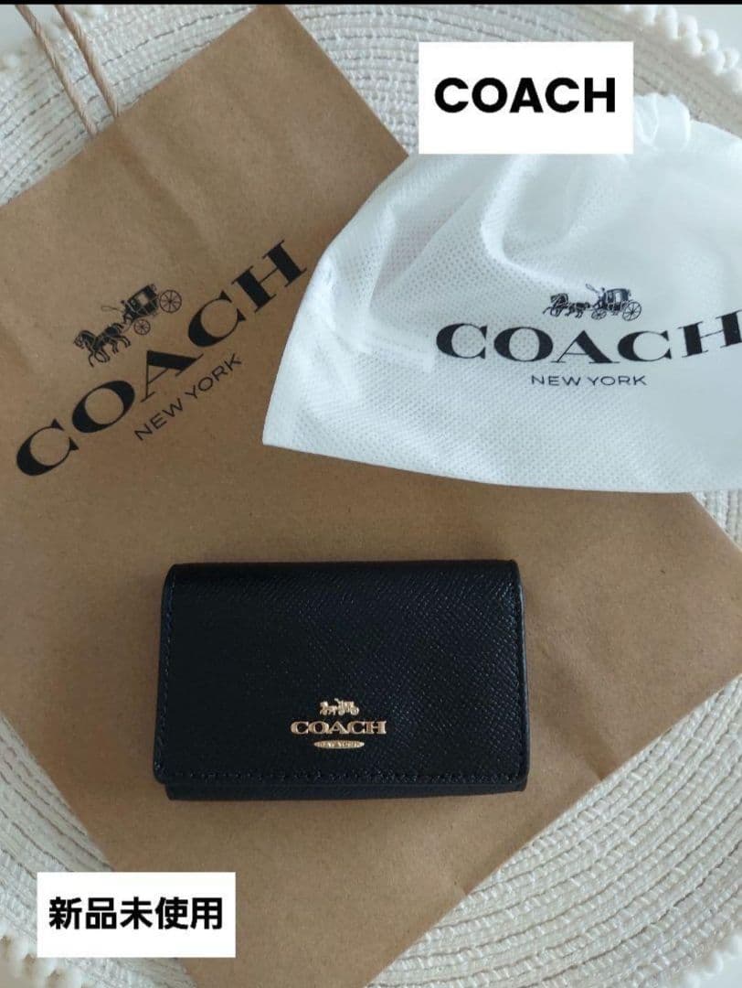 COACH キーケース ブラック コーチ