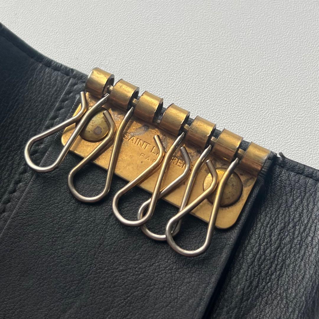 229 美品 SAINTLAURENT イヴサンローラン キーケース