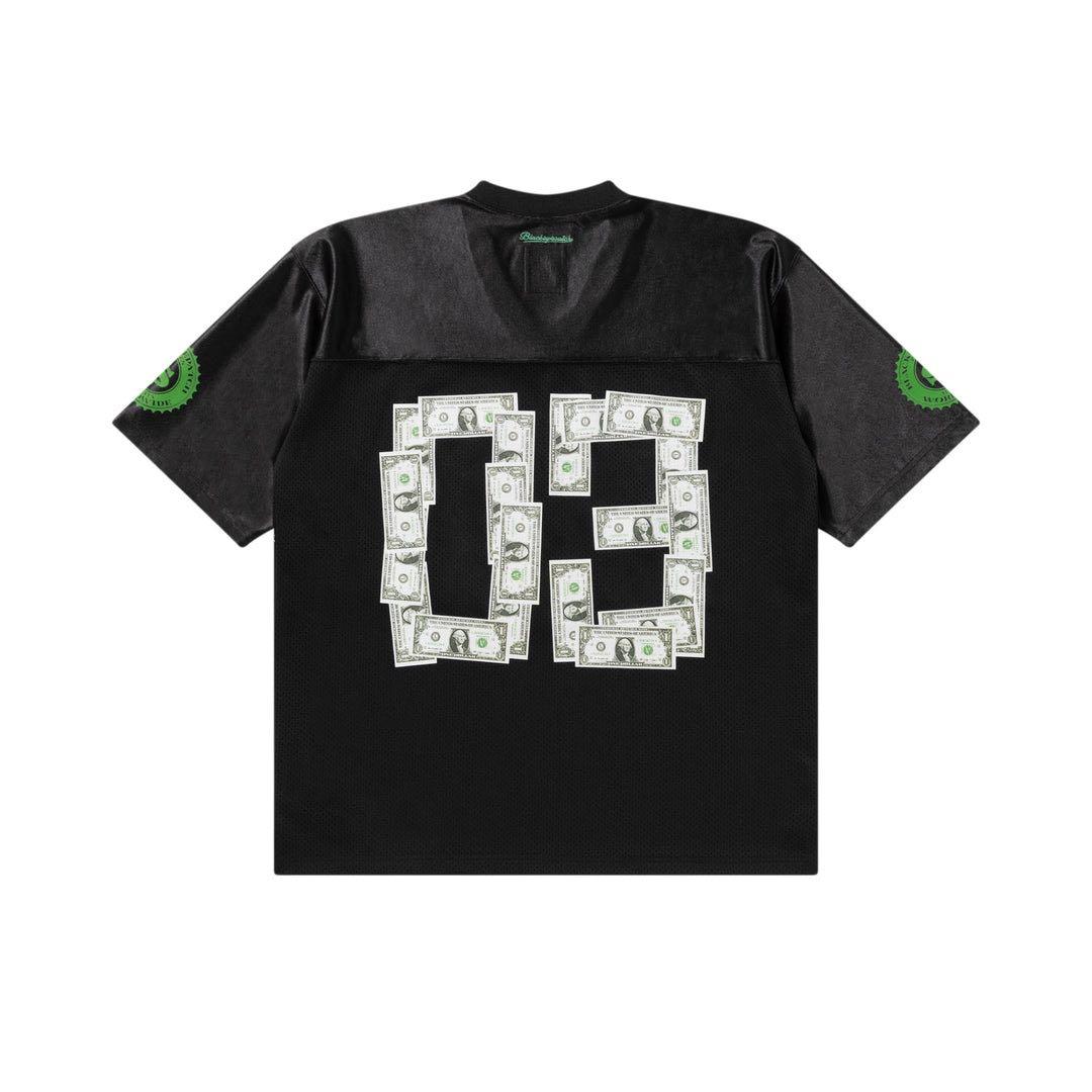 black eye patch DOLLAR ホッケーシャツ　L