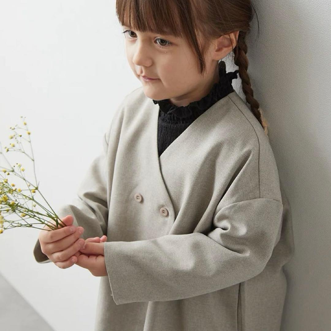 【リジェール】ノーカラージャケットセットアップ 110