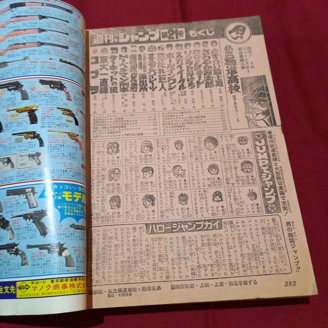 【当時物美品】週刊 少年 ジャンプ 1979年21号 漫画 アニメ