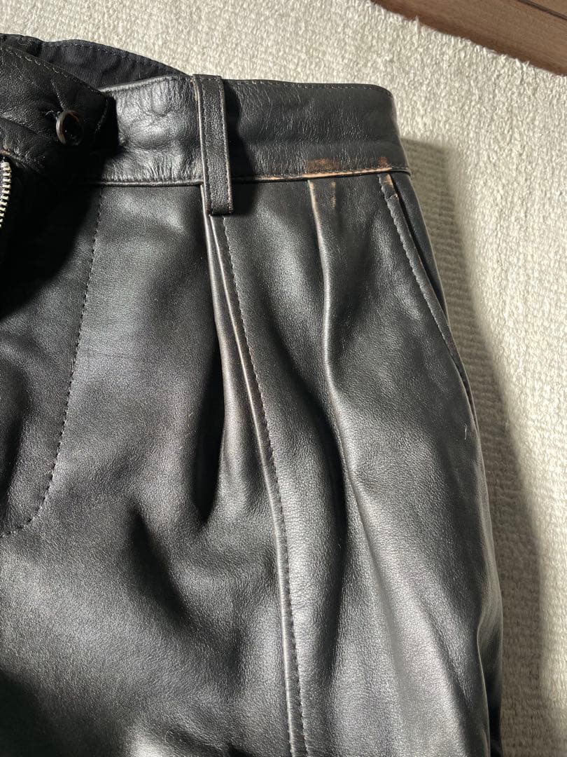 CCU レザー ブラック パンツ Size2