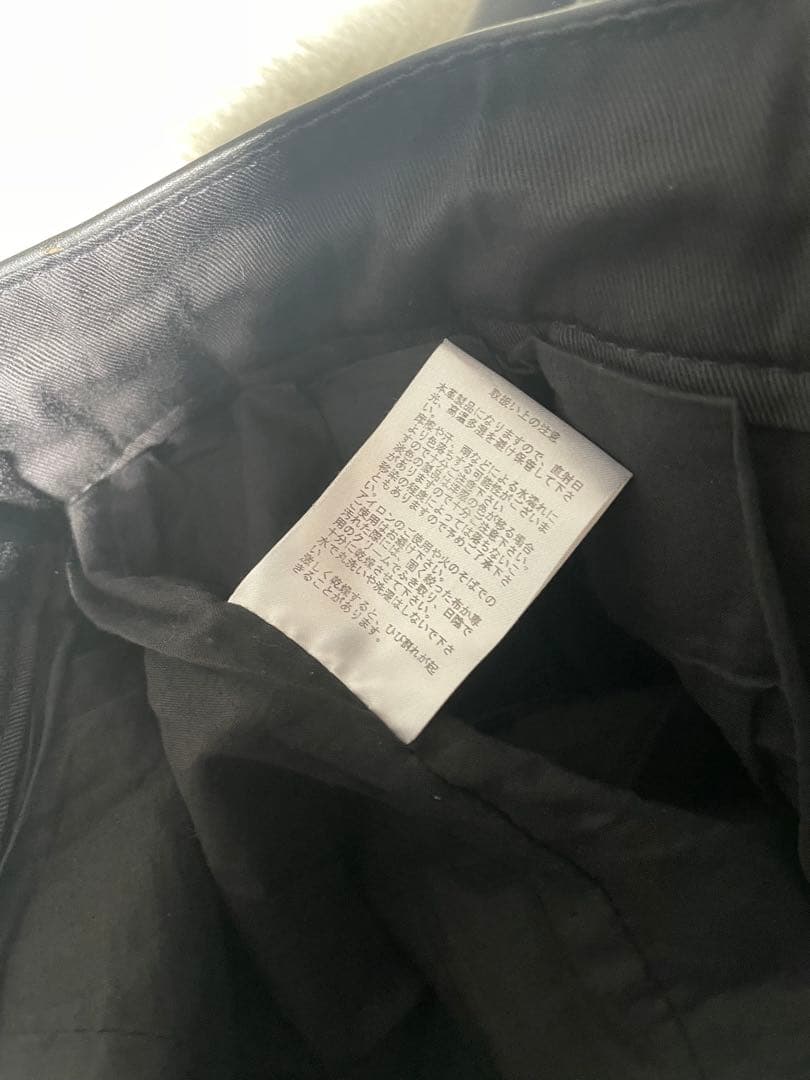 CCU レザー ブラック パンツ Size2