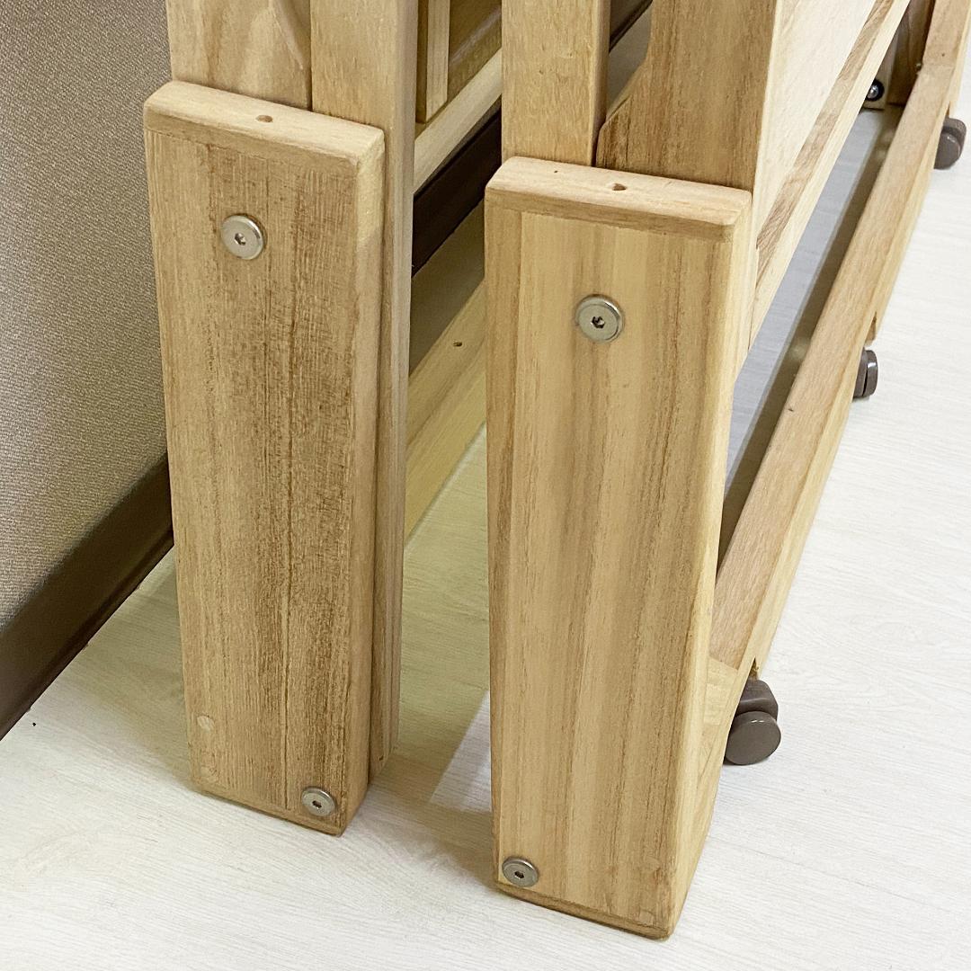 桐らくね プレミアム35 日本製 折り畳みベッド シングル