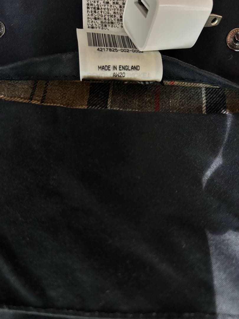極美品　バブアー　ビューフォート　34 ネイビー　BarbourBEAUFORT