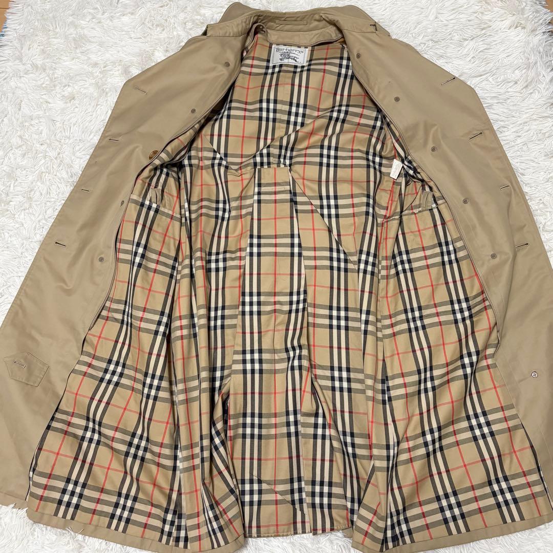 バーバリー トレンチコート ノバチェック ライナー付 ベージュ 着丈112cm