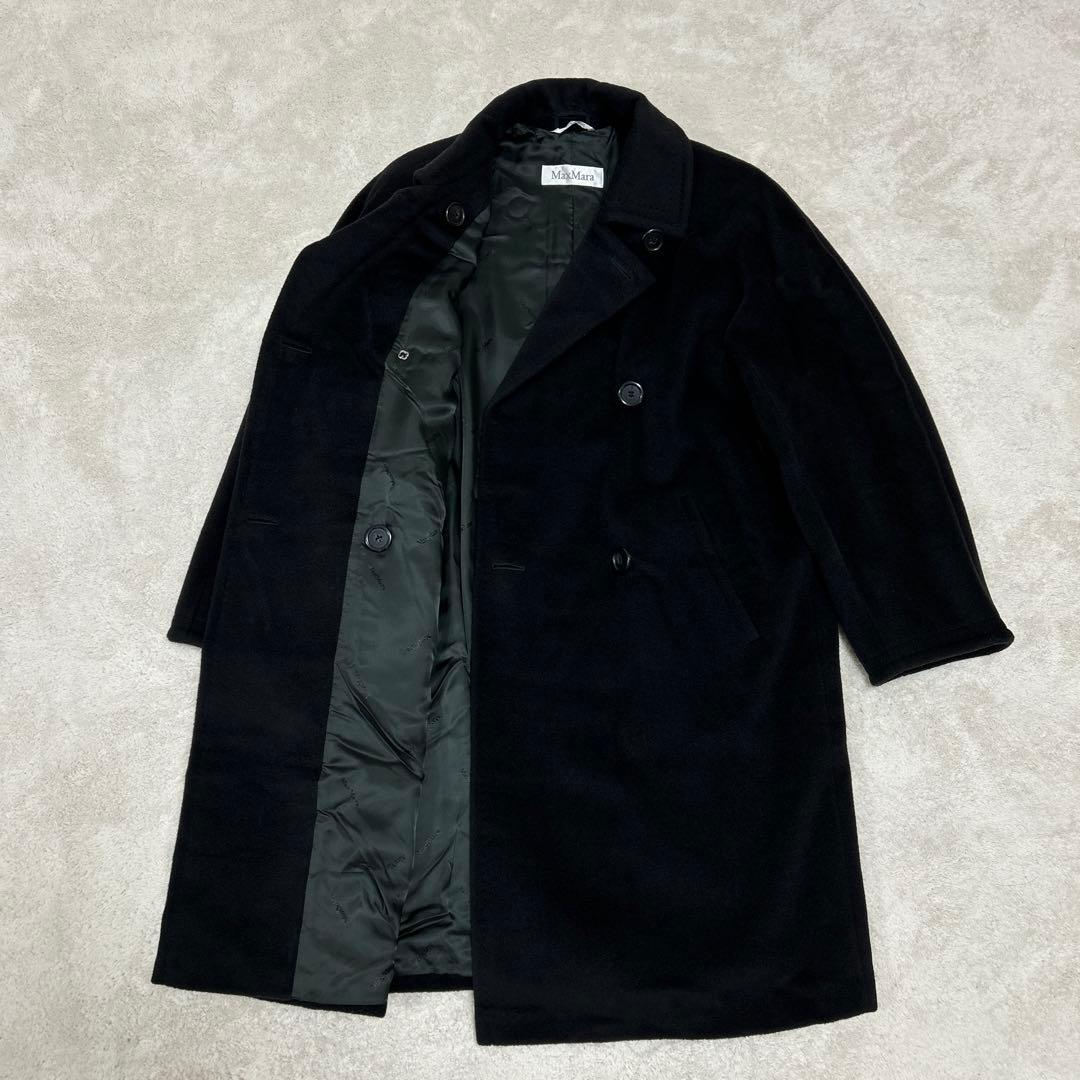 ♦︎新品同様♦︎MaxMara♦︎マックスマーラ♦︎ブラック♦︎カシミヤ♦︎ピーコート♦︎13