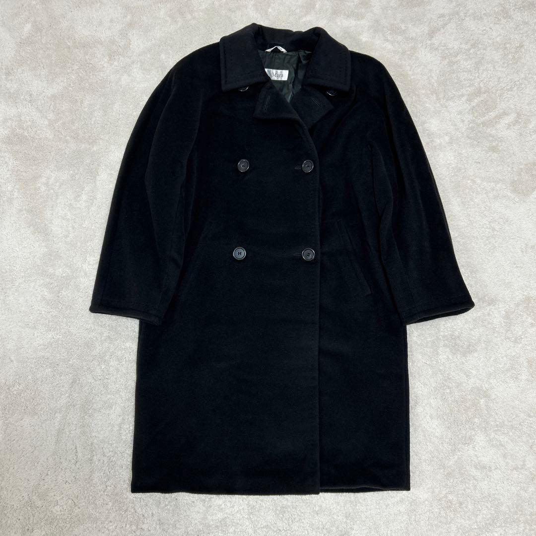 ♦︎新品同様♦︎MaxMara♦︎マックスマーラ♦︎ブラック♦︎カシミヤ♦︎ピーコート♦︎13