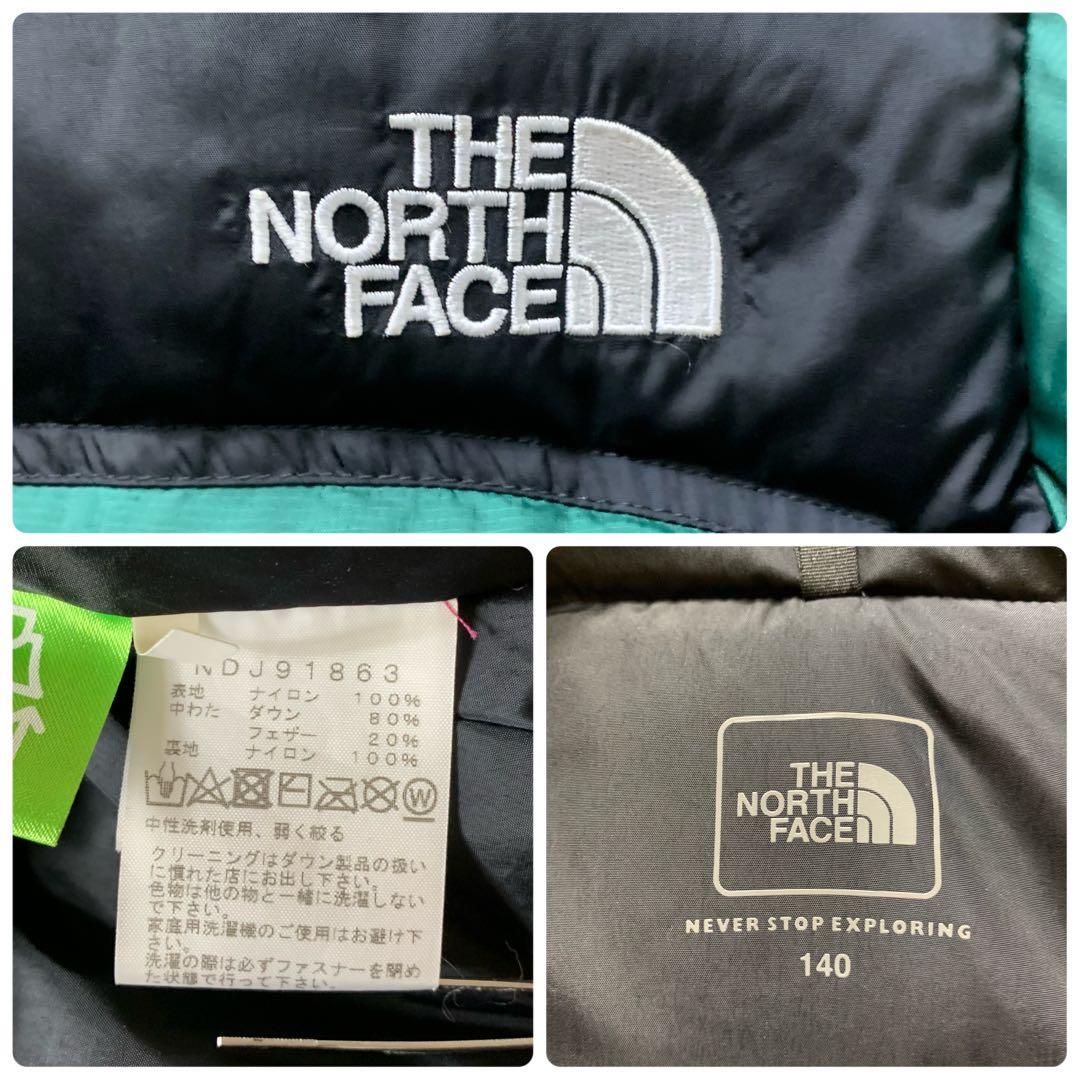 ノースフェイス ダウンジャケット ヌプシ　キッズ 140 NDJ91863