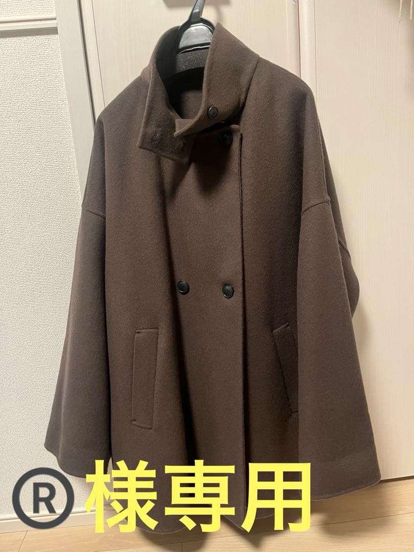 [®️］SLOBE IENA ダブルフェイススタンドコート　ブラウン