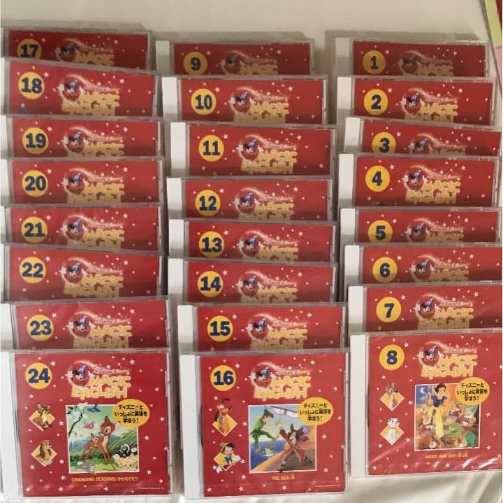 ディズニー マジックイングリッシュCD &教材