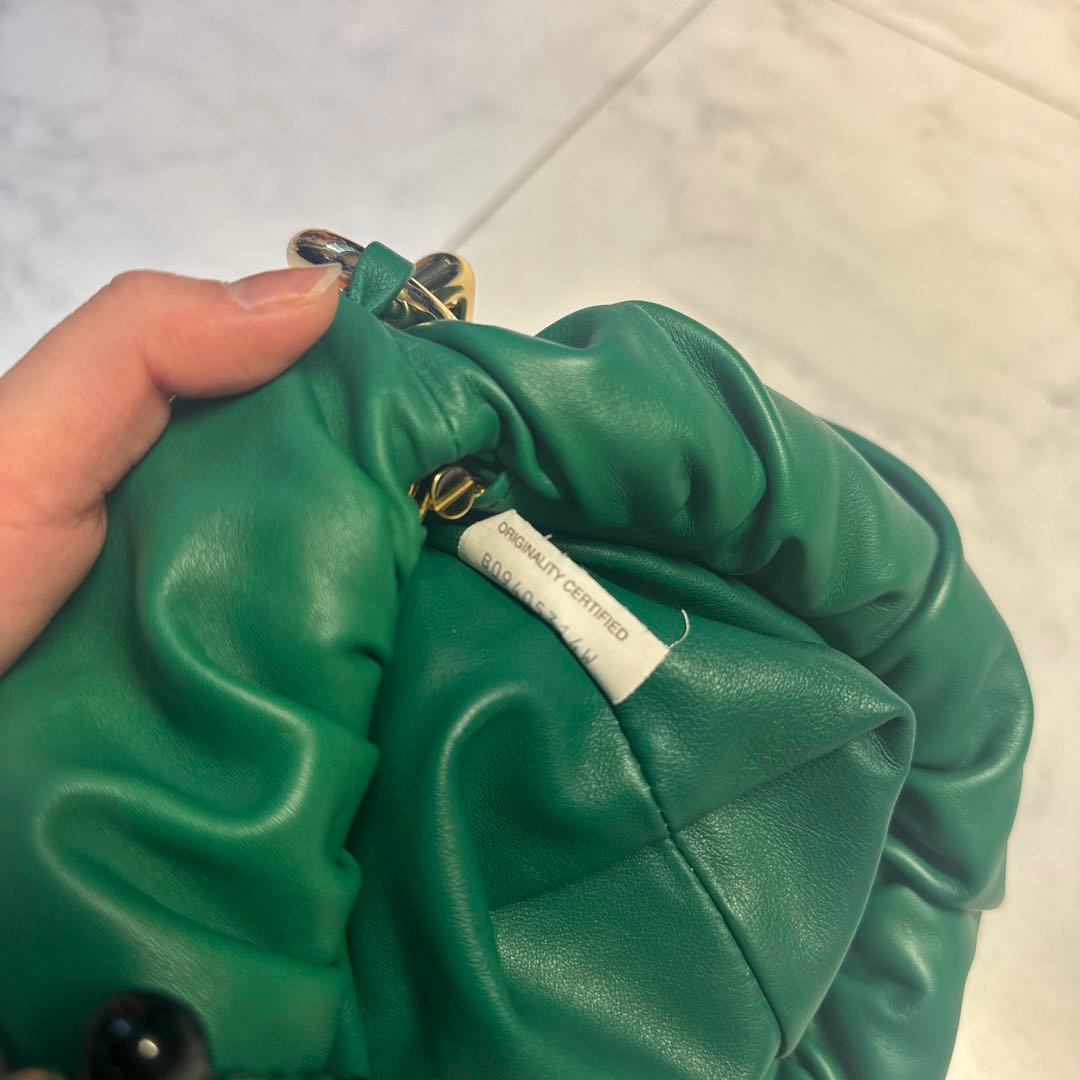 本日限定値下げ付属品完備bottega veneta チェーンバッグ　グリーン