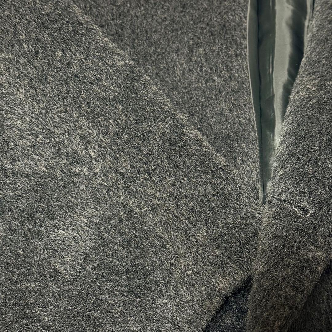 ピヌエ　pinue ビックポケットショートコート　グレー