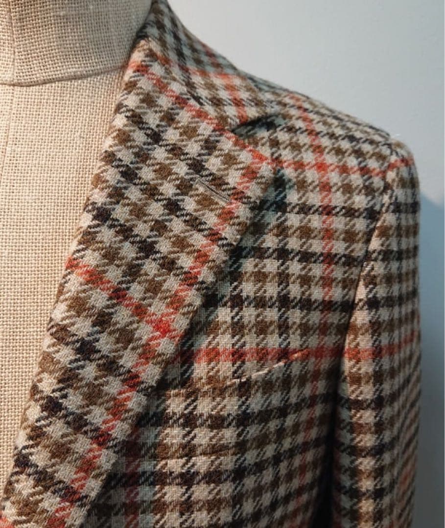 BEAMS F / MOON ガンクラブチェック+ペーン ジャケット