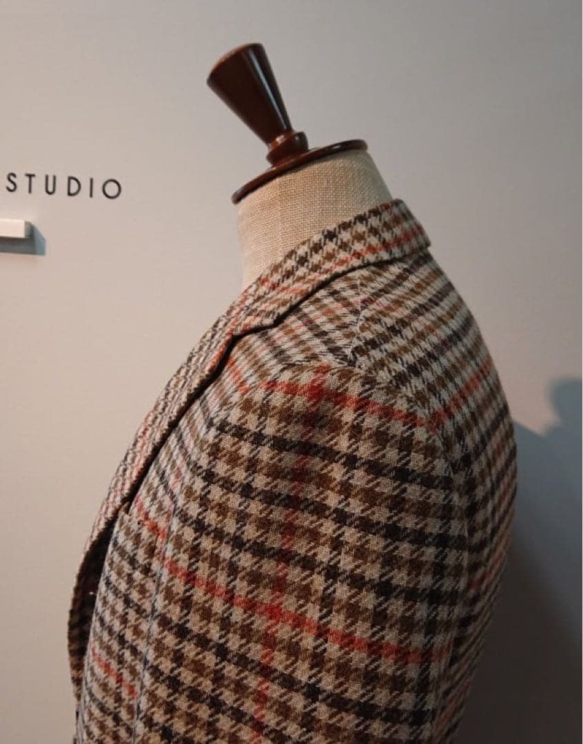 BEAMS F / MOON ガンクラブチェック+ペーン ジャケット