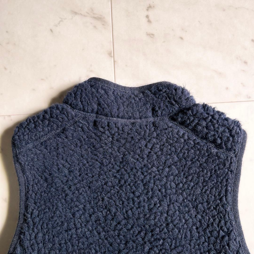 45rpm ウールコットン もこもこ ボアベスト 2 日本製