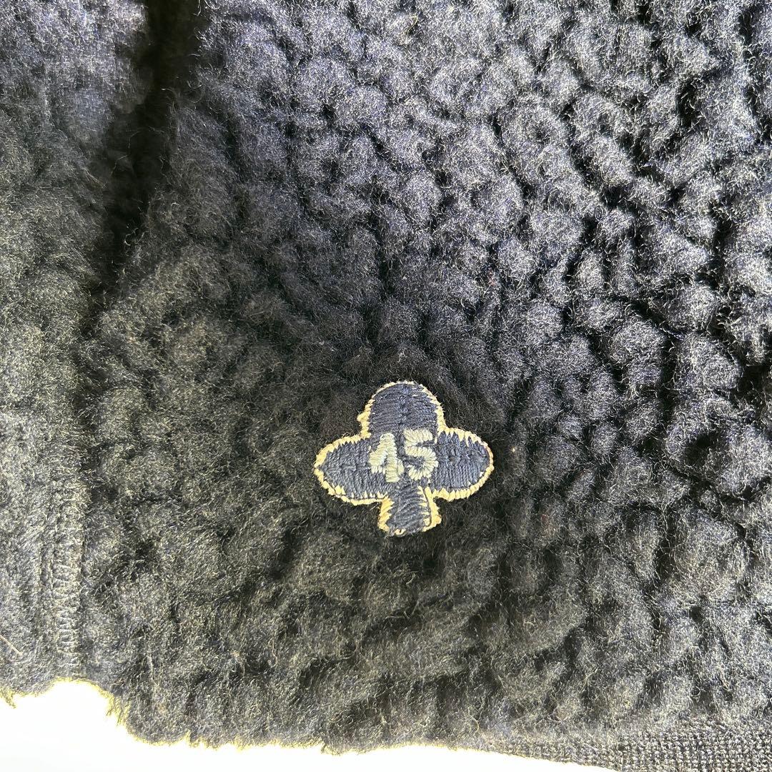 45rpm ウールコットン もこもこ ボアベスト 2 日本製