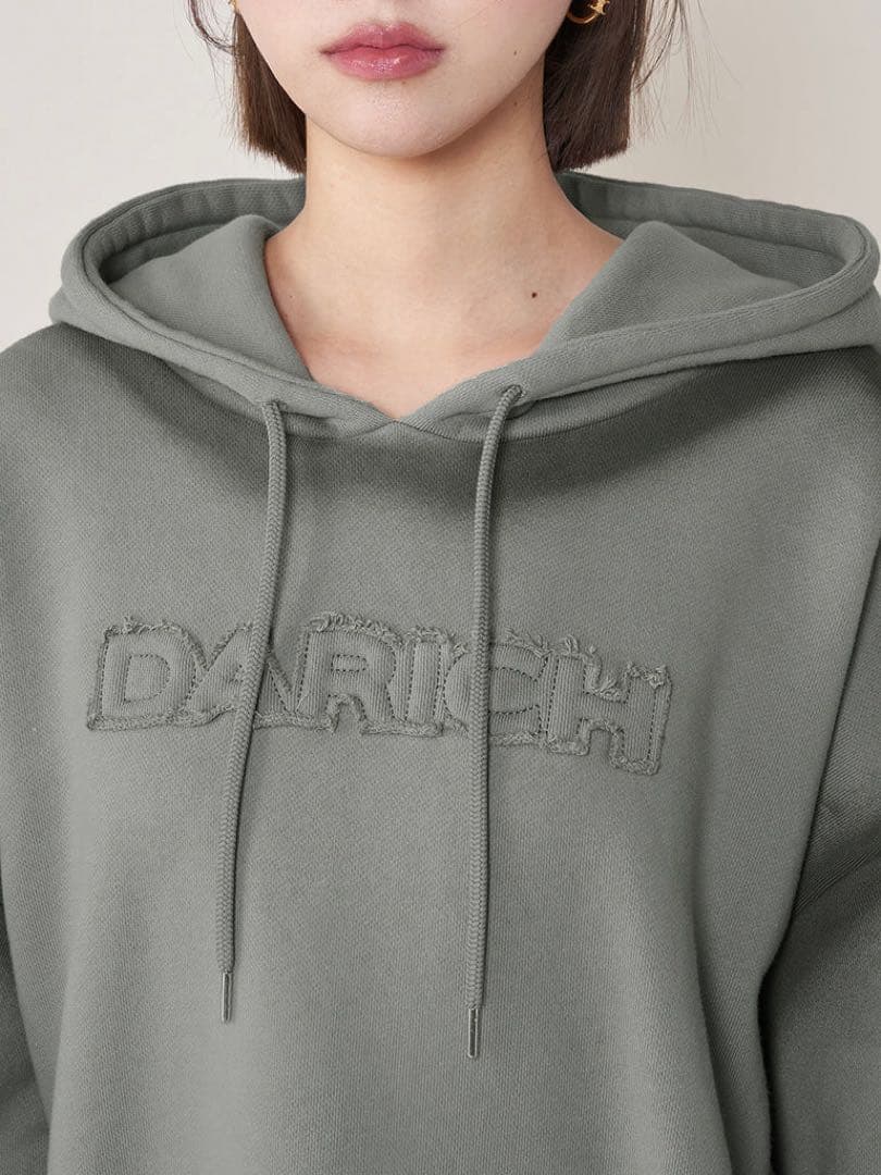 Darich スプレーレースアップフーディー FREE KHAカーキ