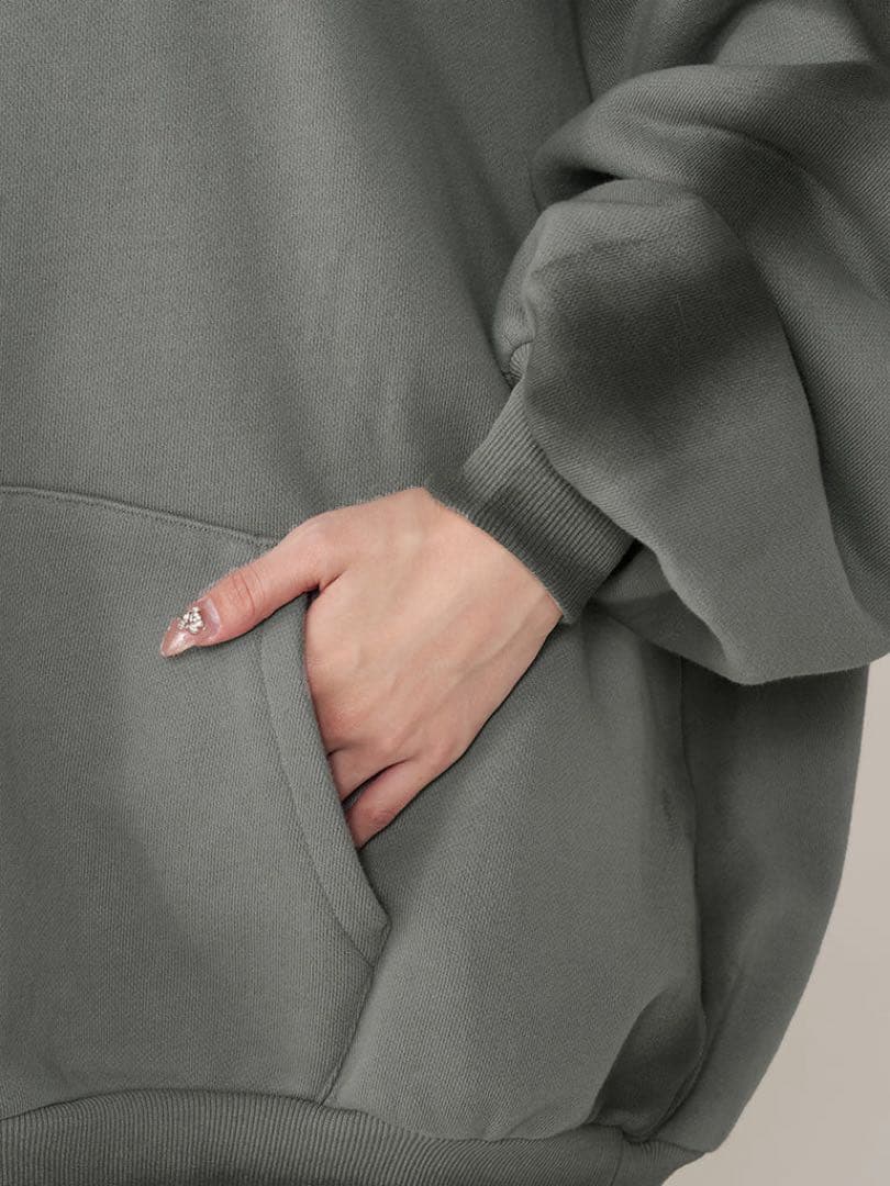 Darich スプレーレースアップフーディー FREE KHAカーキ