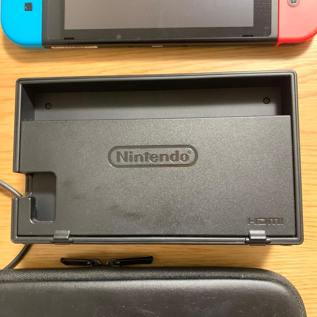 【美品】Nintendo Switch 本体 青/赤 Joy-Con【即日発送】