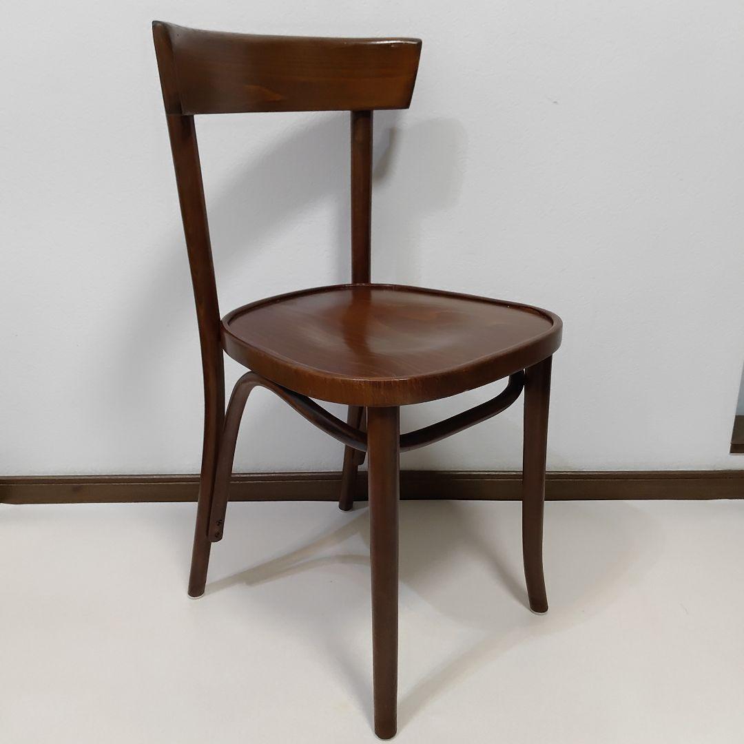 ② フランス アンティーク レストラン ウッドチェア 曲げ木 ベントウッドチェア