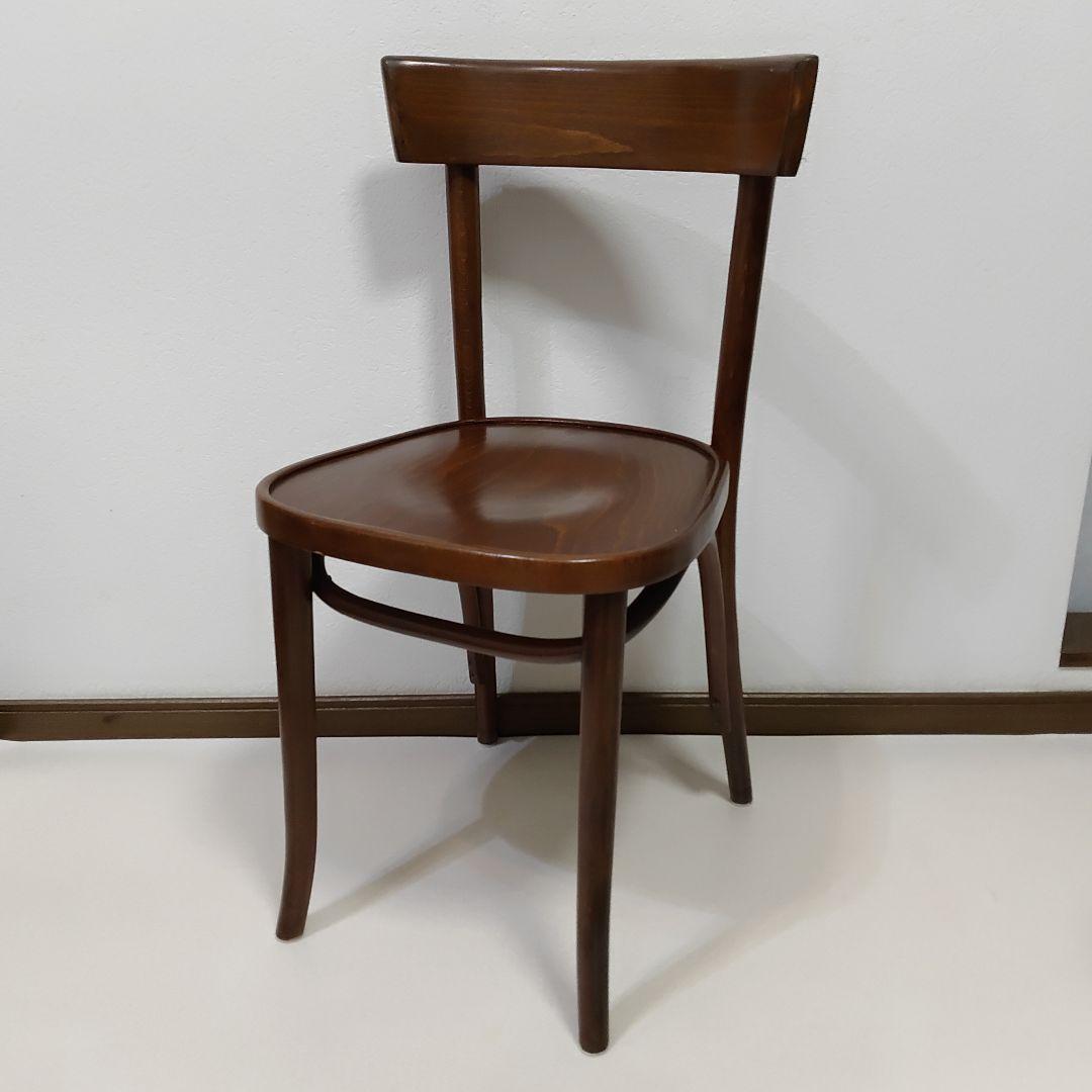 ② フランス アンティーク レストラン ウッドチェア 曲げ木 ベントウッドチェア