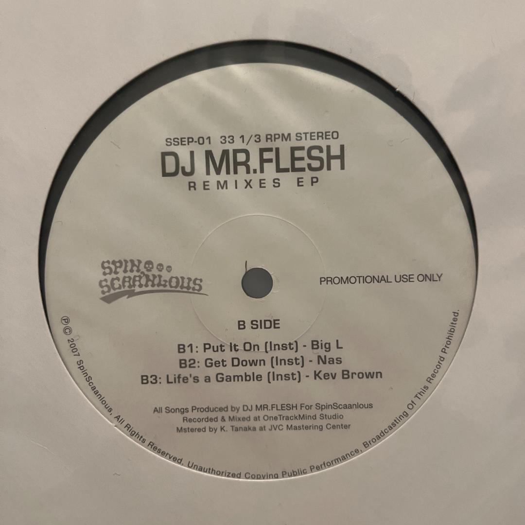 洋楽 DJ MR.FLESH REMIXES EP