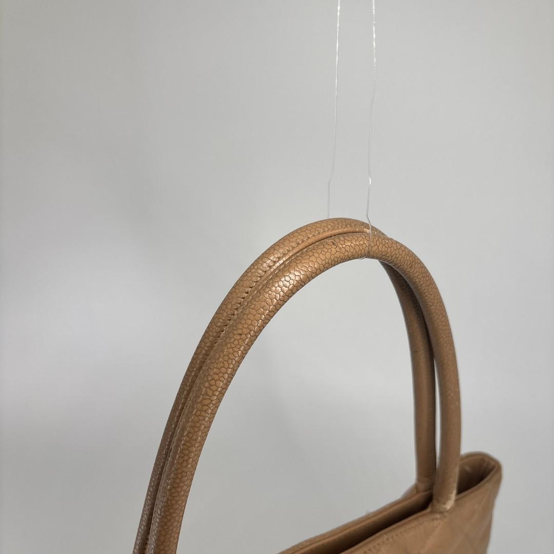 極美品 CHANEL キャビアスキン マトラッセ 復刻トート トートバッグ