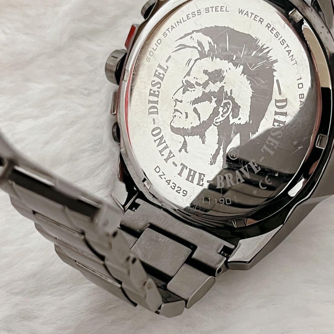 DIESEL ディーゼル メンズ腕時計 メガチーフ クロノグラフ ガンメタ