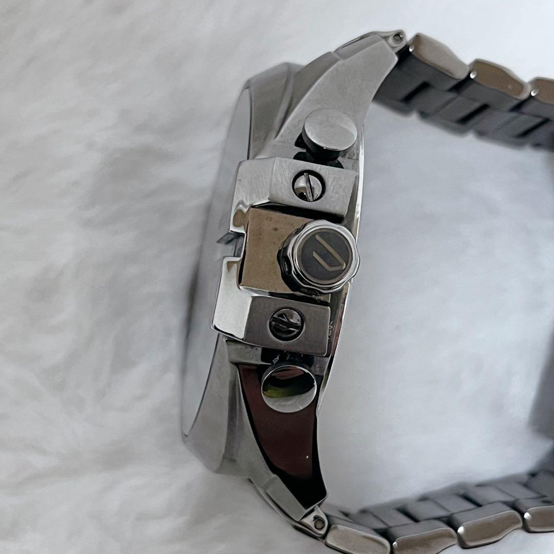 DIESEL ディーゼル メンズ腕時計 メガチーフ クロノグラフ ガンメタ