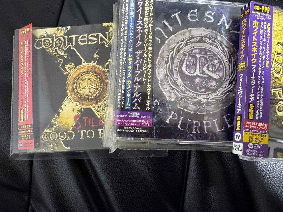 【初回限定DVD付き】ホワイトスネイク　CDセット