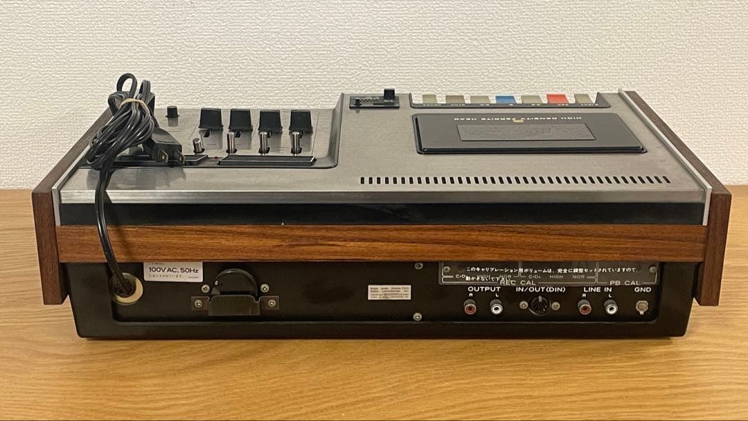 【音出•録音確認済】TEAC A-360 カセットデッキ