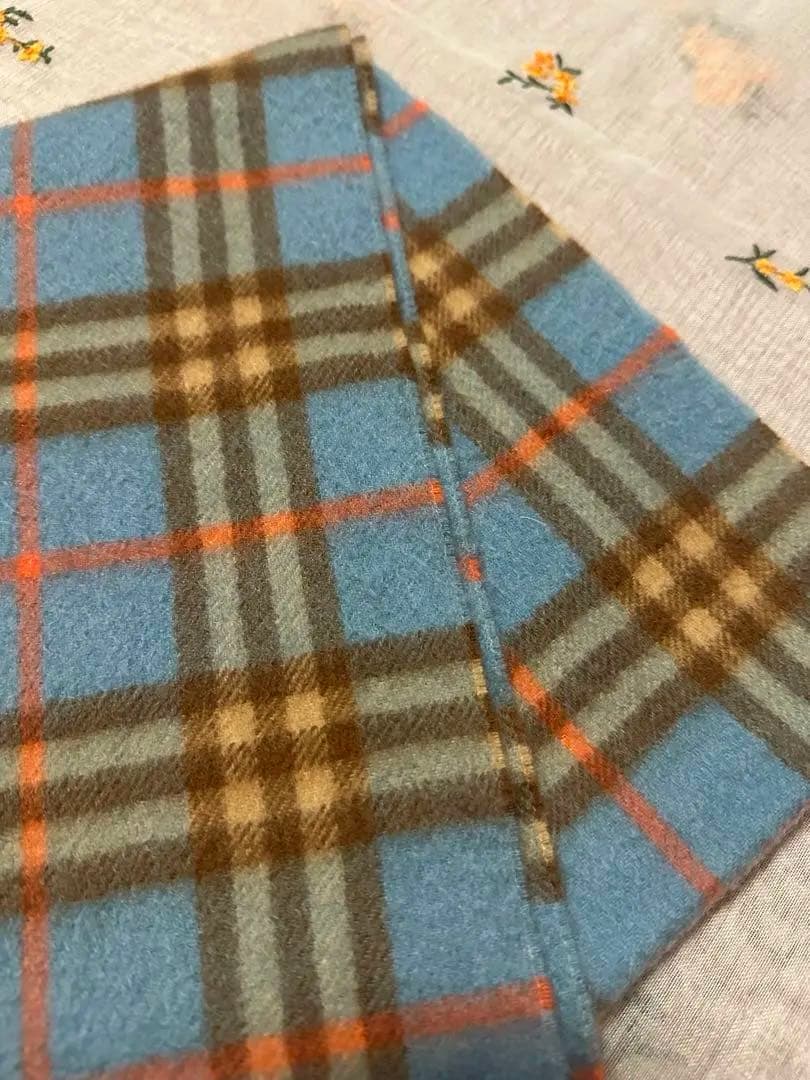 【12/11〜15発送停止】希少カラーバーバリーカシミア100% マフラー