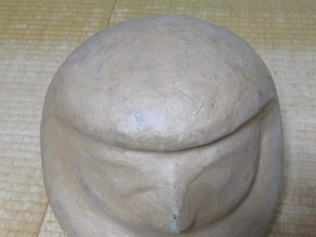 大正時代◆相州だるま/達磨 大だるま 張り子された状態 木製木型 高さ約38cm