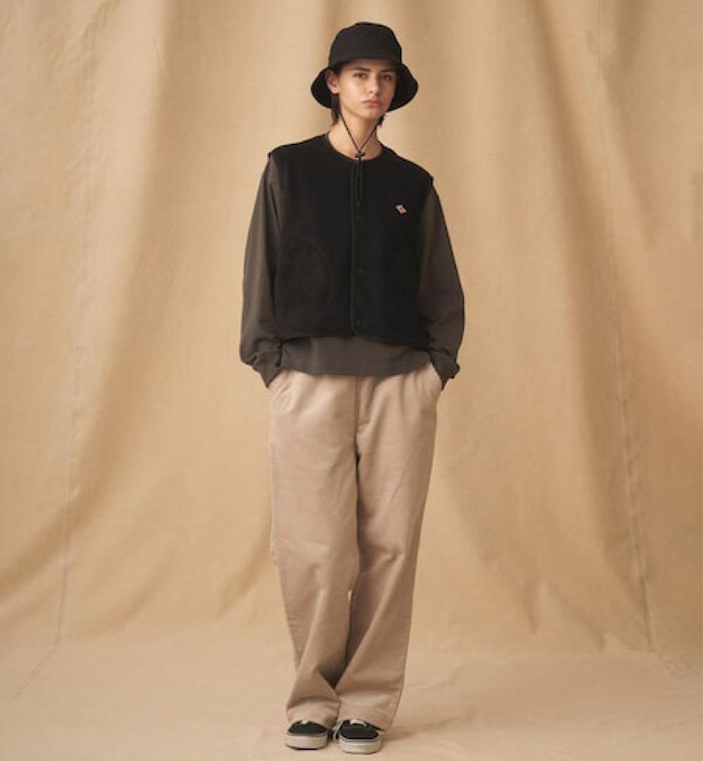 DANTON | フリース カラーレスベスト WOMEN