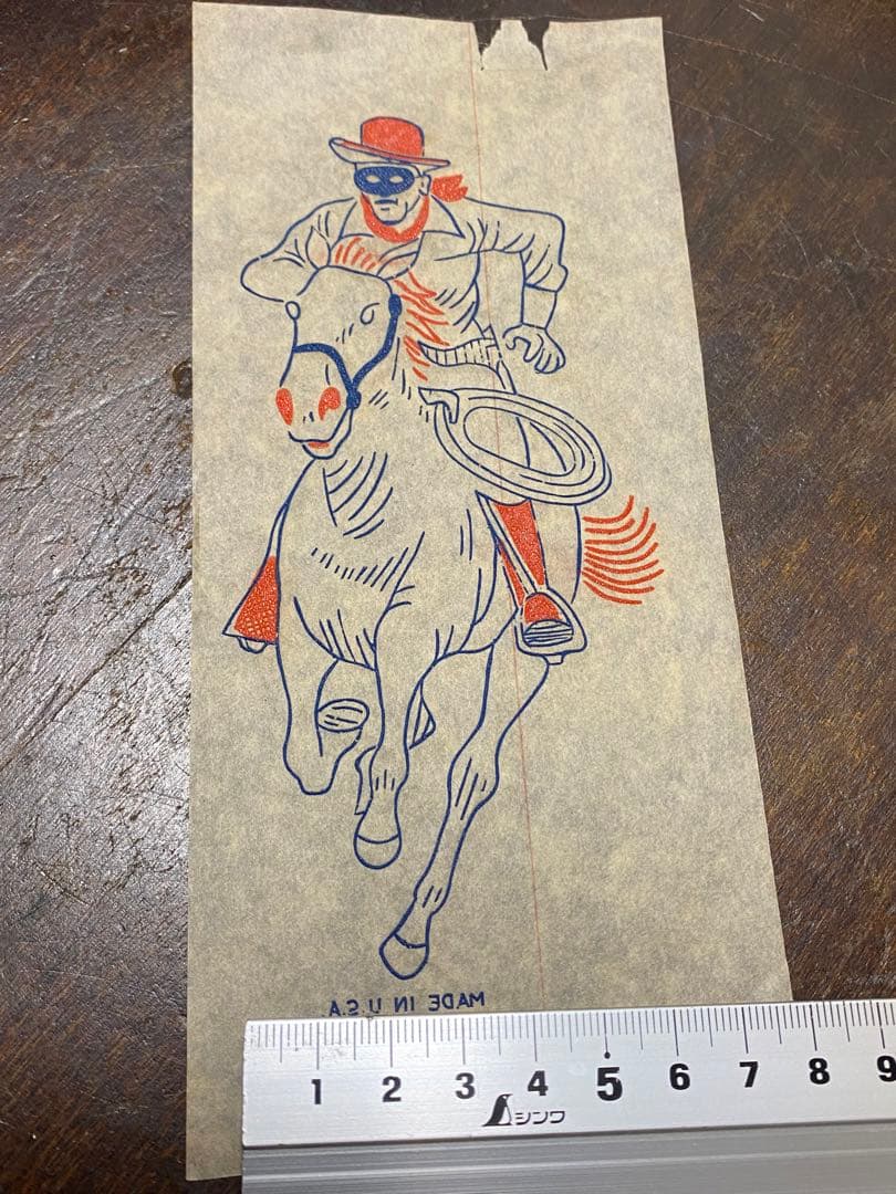 50s'カウボーイ、ミッキー転写紙セット