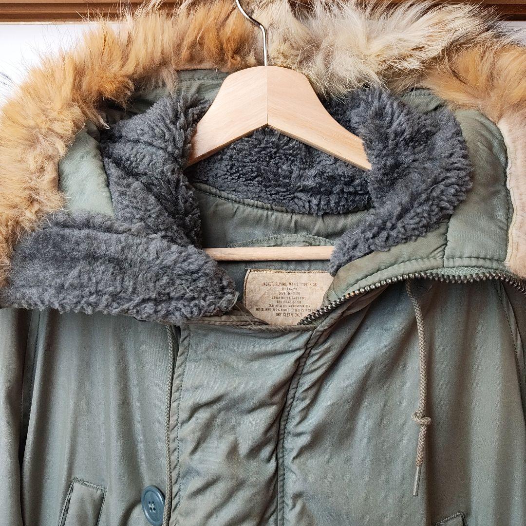 60s 1969年製 ヴィンテージ米軍 N-3B コヨーテファー