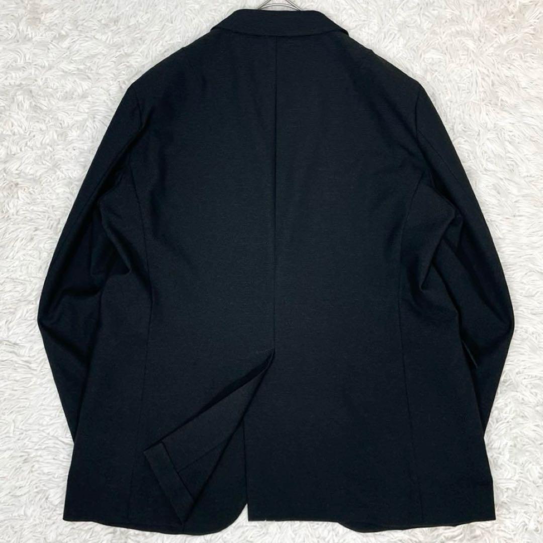 美品✨デサント スーツ セットアップ ロゴボタン 春夏 背抜き 本切羽 グレーL