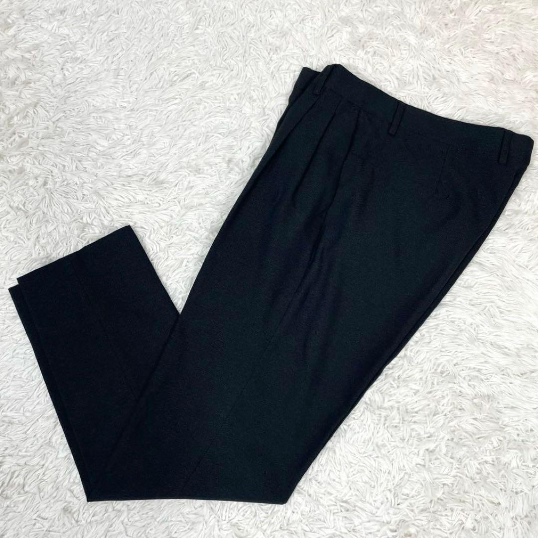 美品✨デサント スーツ セットアップ ロゴボタン 春夏 背抜き 本切羽 グレーL