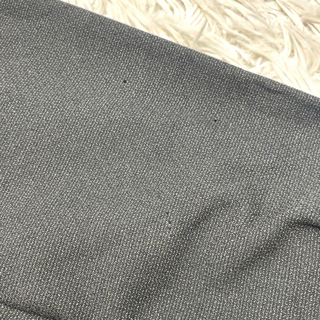 美品✨デサント スーツ セットアップ ロゴボタン 春夏 背抜き 本切羽 グレーL