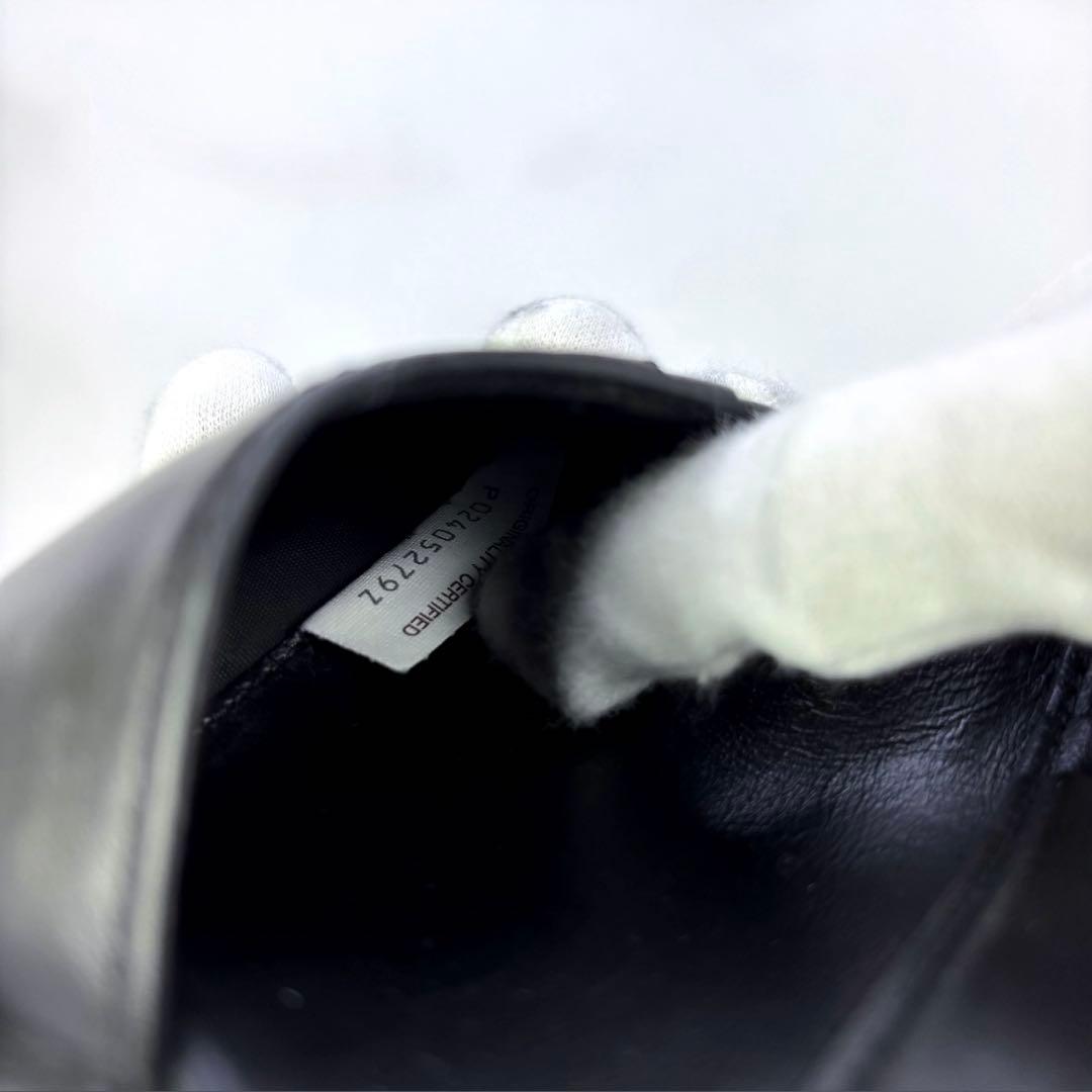 BOTTEGA VENETA 3つ折り 財布 カセット ブラック